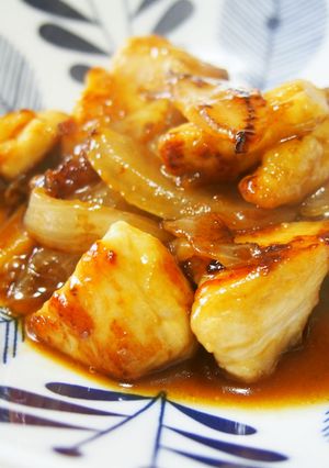 むね肉で簡単♪焼き鳥風炒め♪-レシピのメイン写真