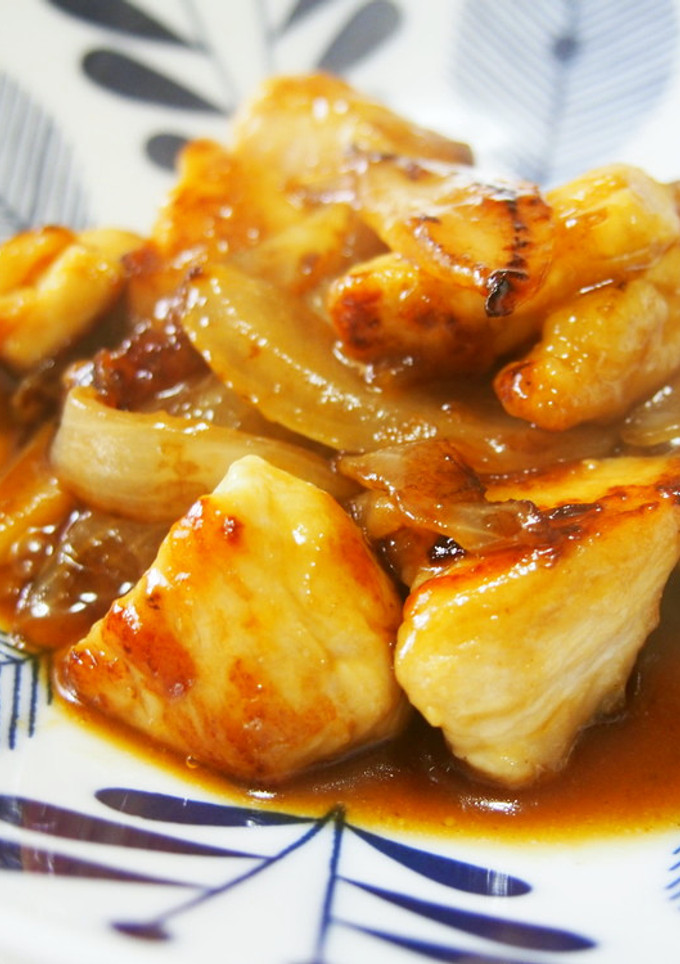 むね肉で簡単♪焼き鳥風炒め♪-レシピのメイン写真