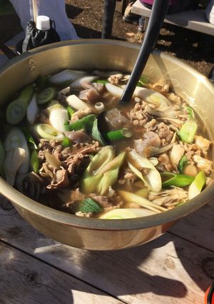 山の上で芋煮-レシピのメイン写真