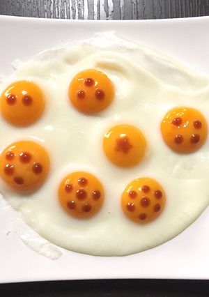 ドラゴンボール 目玉焼き-レシピのメイン写真