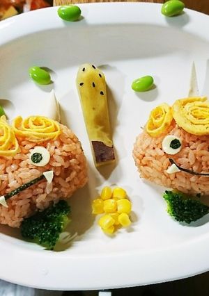 節分 あかおにプレート♪～幼児食～-レシピのメイン写真