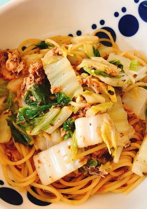 サヴァ缶で簡単レモン香るオイルパスタ-レシピのメイン写真