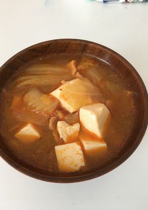 コクうま☆簡単キムチスープ-レシピのメイン写真
