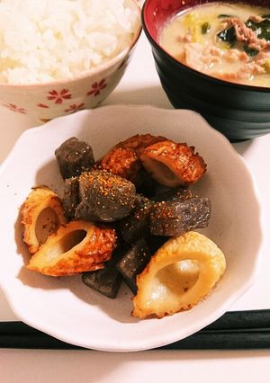 煎り竹輪こんにゃく-レシピのメイン写真