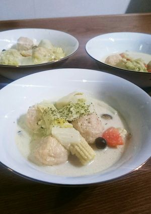 ほっこりあったか☆白菜と豆乳のスープ-レシピのメイン写真