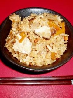 鶏とごぼうの炊き込みご飯-レシピのメイン写真