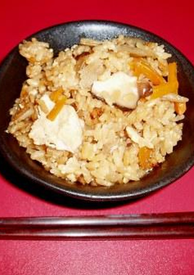 鶏とごぼうの炊き込みご飯-レシピのメイン写真
