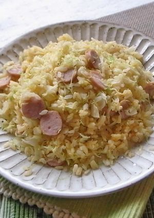 カットキャベツdeチャーハン-レシピのメイン写真
