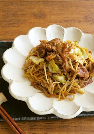 簡単☆きのこの焼きそば-レシピのメイン写真
