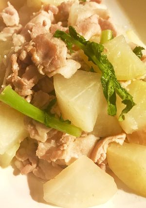 超カンタン☆豚肉と大根のゆずこしょう風味-レシピのメイン写真