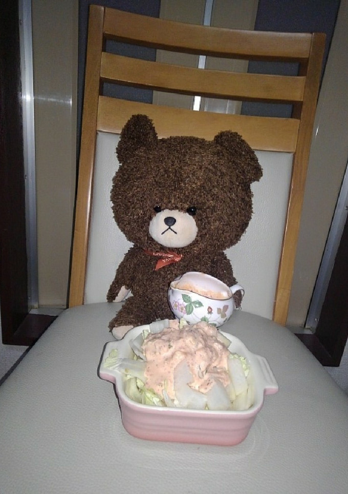 白菜と大根のサラダソースがけ！-レシピのメイン写真