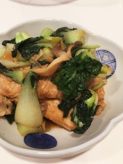 パクチョイと豚肉のタイ風炒め-レシピのメイン写真