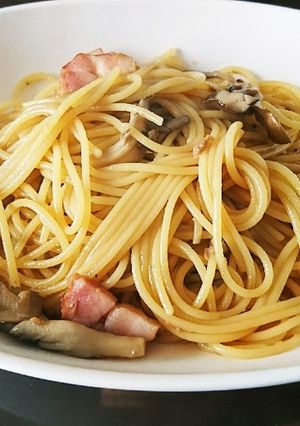 簡単♪ベーコンときのこのバター醤油スパ♡-レシピのメイン写真