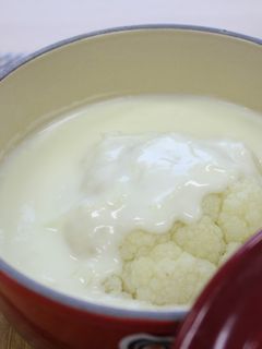 【使いきり】カリフラワーの丸ごとスープ-レシピのメイン写真