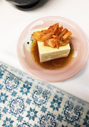 絶品キムチ冷奴♡-レシピのメイン写真
