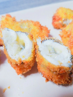 魚のロール揚げ♡ネギ味噌 魚フライ-レシピのメイン写真