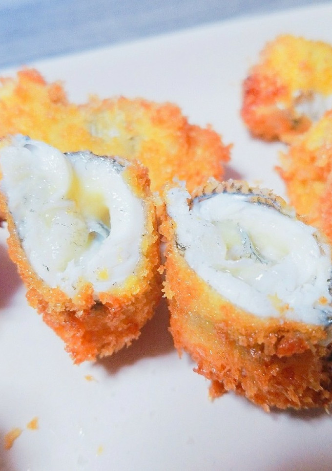 魚のロール揚げ♡ネギ味噌 魚フライ-レシピのメイン写真