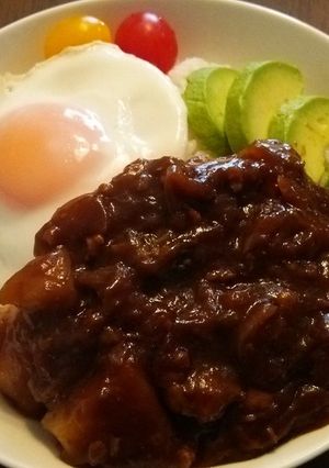なんちゃってロコモコ丼-レシピのメイン写真