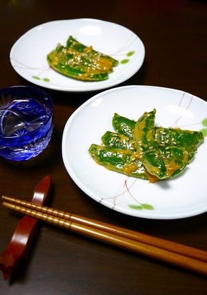 簡単！辛旨☆おつまみスナップエンドウ-レシピのメイン写真