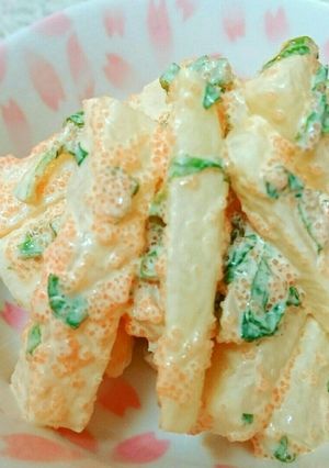 簡単♪大根と大葉で!タラコマヨサラダ-レシピのメイン写真