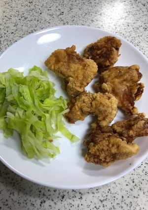 キャンプ BBQでジューシー 鳥唐揚げ-レシピのメイン写真