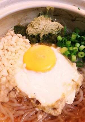 ダイエットに☆月見うどん風しらたき☆-レシピのメイン写真