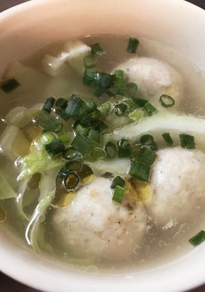 レンチン★肉団子と白菜のスープ-レシピのメイン写真
