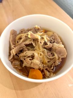 簡単!すき焼きのタレで作る肉じゃが-レシピのメイン写真