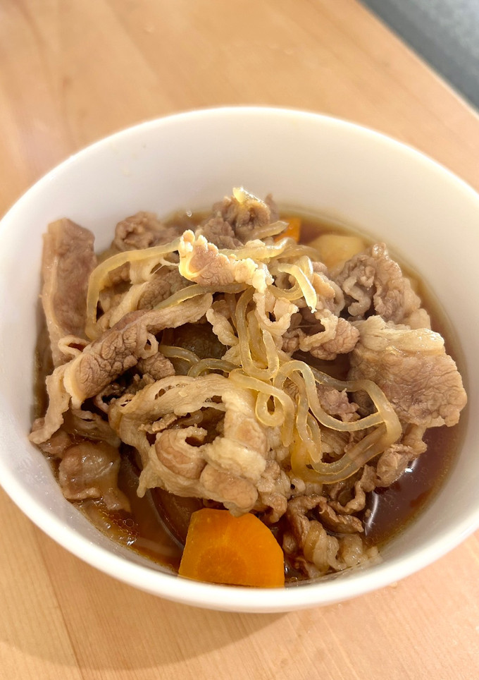 簡単！すき焼きのタレで作る肉じゃが-レシピのメイン写真