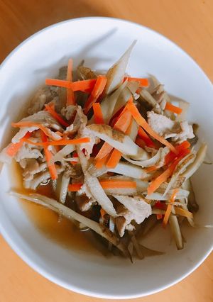 甘いきんぴらごぼう-レシピのメイン写真