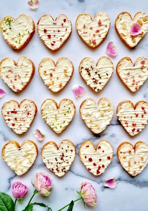 ハート♡ホワイトチョコラスク-レシピのメイン写真
