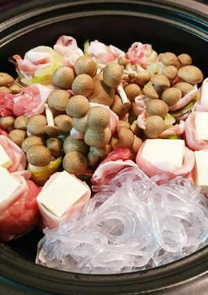 くるくる肉巻きの、白だし鍋☆-レシピのメイン写真