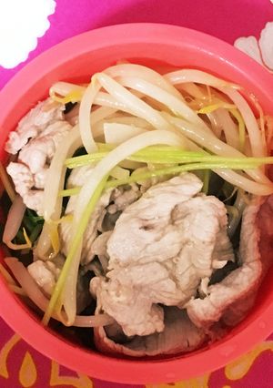 豚肉と野菜のかんずりポン酢和え-レシピのメイン写真