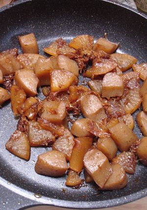 作り置きに！　こんにゃくと大根のおかか煮-レシピのメイン写真
