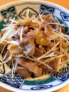 砂肝とザーサイのラー油和え!-レシピのメイン写真