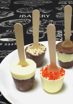 ホットチョコレートスプーン-レシピのメイン写真