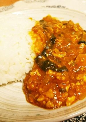 トマトジュースで仕上げるキーマカレー-レシピのメイン写真