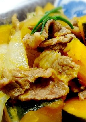 うまっ！【肉カボチャ】-レシピのメイン写真