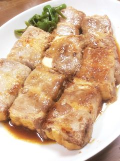 厚揚げの肉巻き-レシピのメイン写真