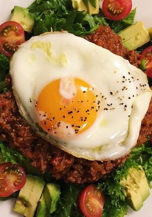 ＊余りのミートソースで！トマトミート丼＊-レシピのメイン写真