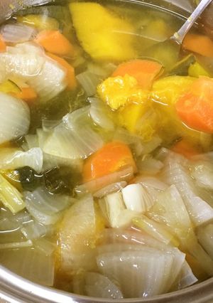 調味料無し☆体温まるあったか野菜スープ♪-レシピのメイン写真