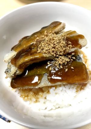 青魚が美味しい♡簡単蒲焼き丼-レシピのメイン写真