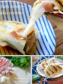 丸めるだけ★お餅と魚肉ソーセージの棒餃子-レシピのメイン写真