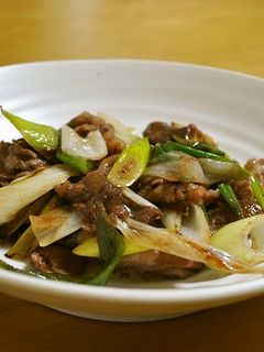 牛肉と白ネギのオイスターソース炒め-レシピのメイン写真