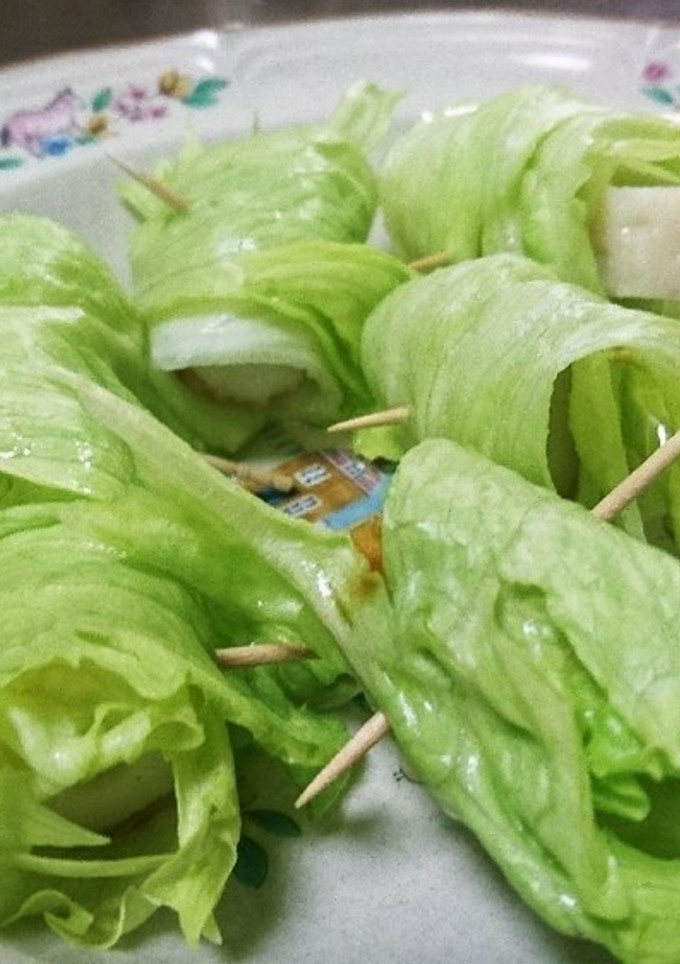 ちくわ の レタス巻き-レシピのメイン写真