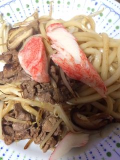 超簡単、焼うどん-レシピのメイン写真
