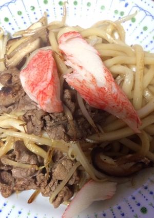 超簡単、焼うどん-レシピのメイン写真
