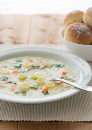 リーキのクラムチャウダー-レシピのメイン写真