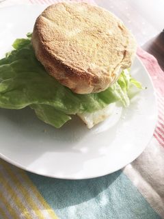 ライ麦マフィンサンド-レシピのメイン写真