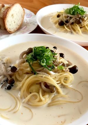 ピリ辛和風スープパスタ。生姜好きさんに-レシピのメイン写真